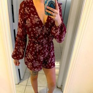 Long sleeve romper